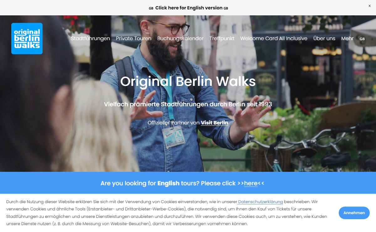 Original Berlin Walks | Prämierte Stadtführungen seit 1993