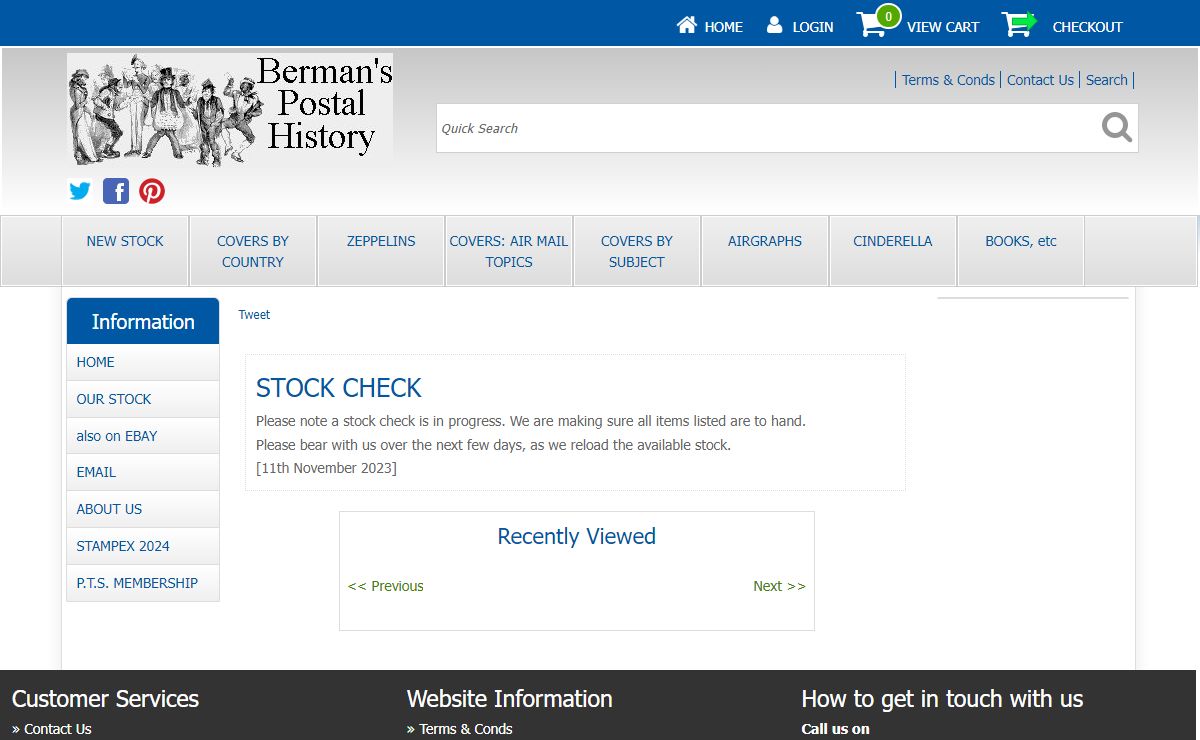 Berman's Postal History
