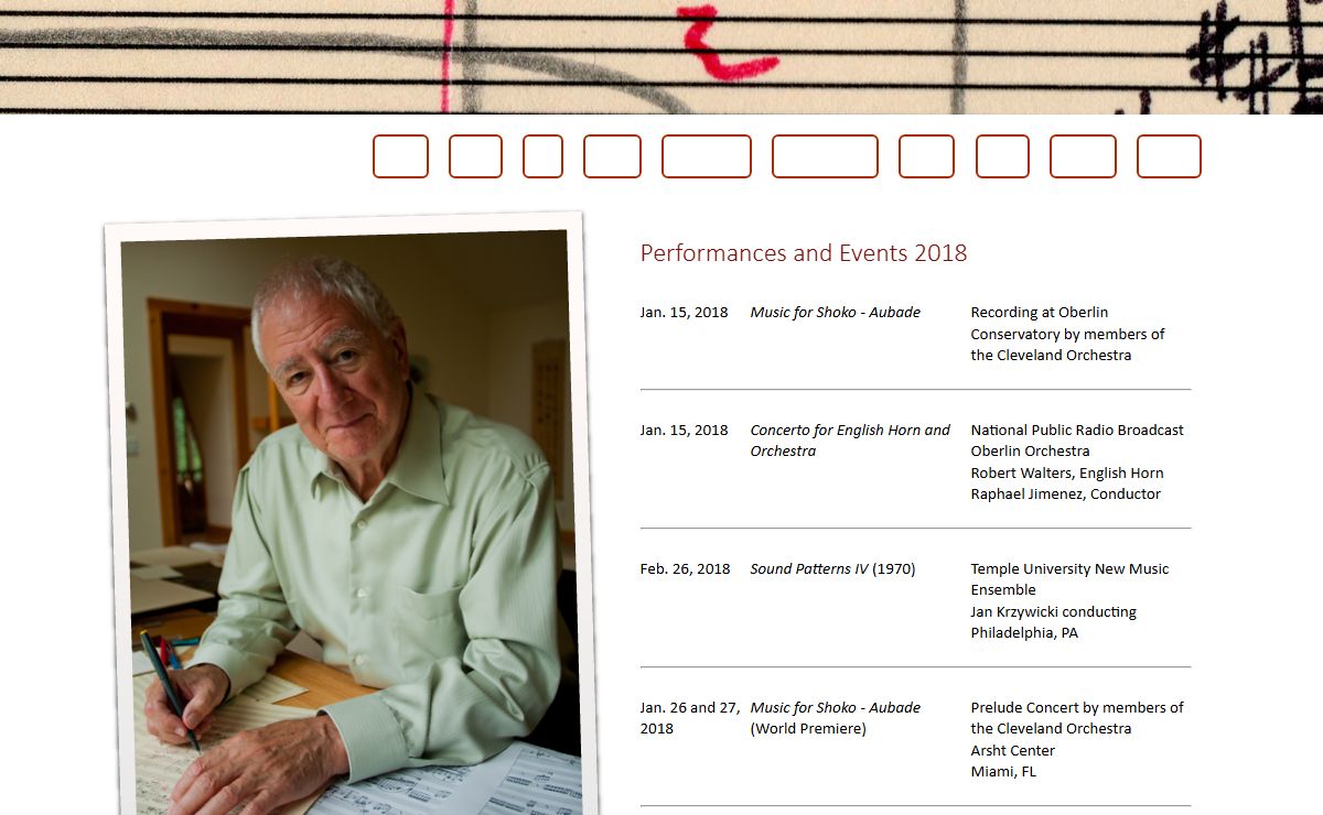 Bernard Rands : Composer