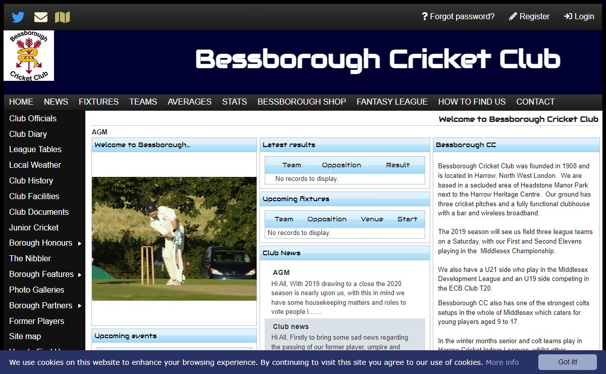 Bessborough Cricket Club Home Page