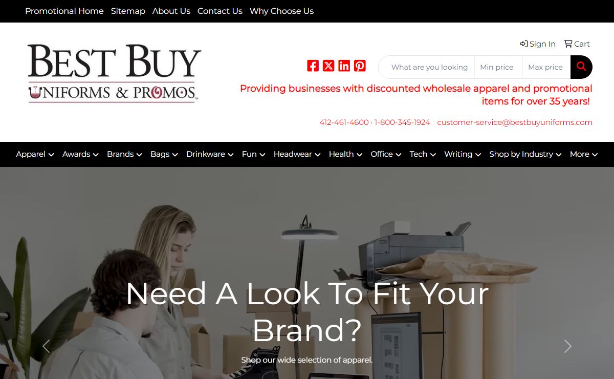 Custom Company Apparel And Promotional Items | Best Buy Uniforms: Home
