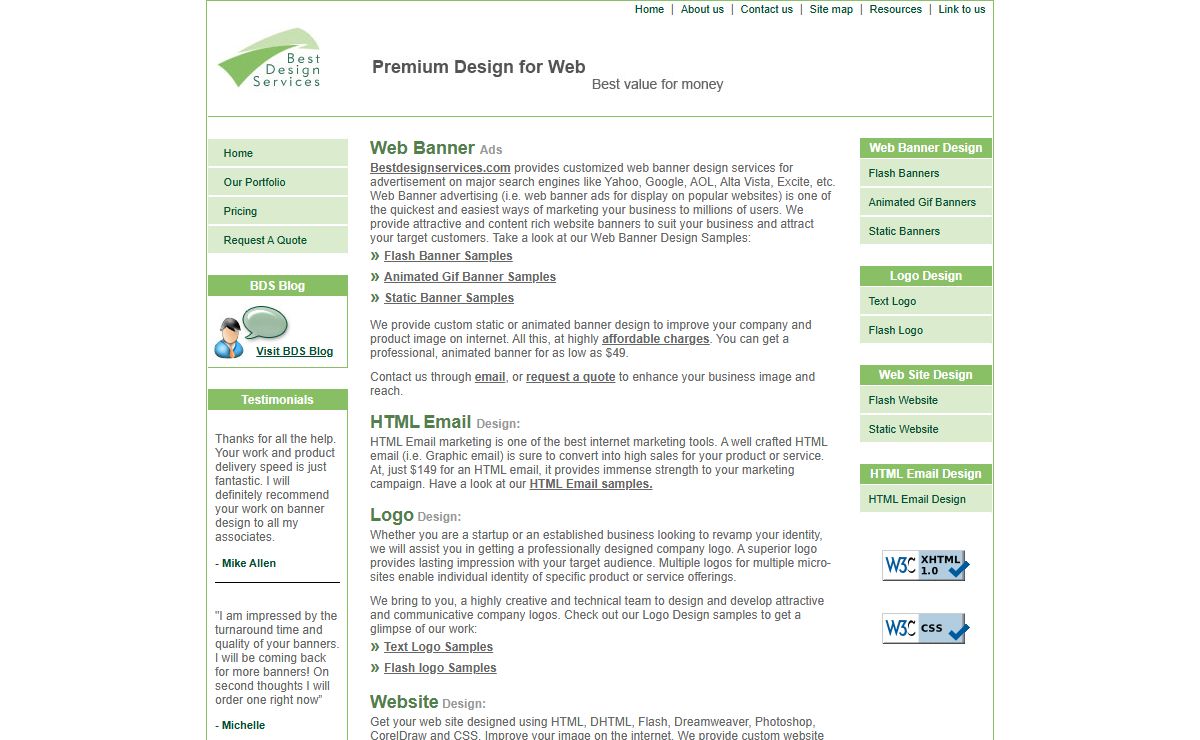 Best Design Services for Web Banner Design, Logo design, HTML Emails and Web Site Design