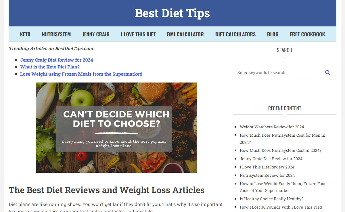 Diet Reviews and Weight Loss Advice | Best Diet Tips