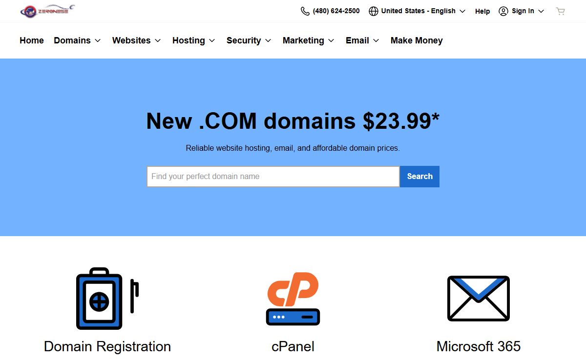 Zeronese Web Hosting
