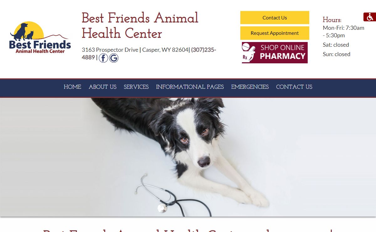 Best Friends Animal Health Center - Casper, WY - Home