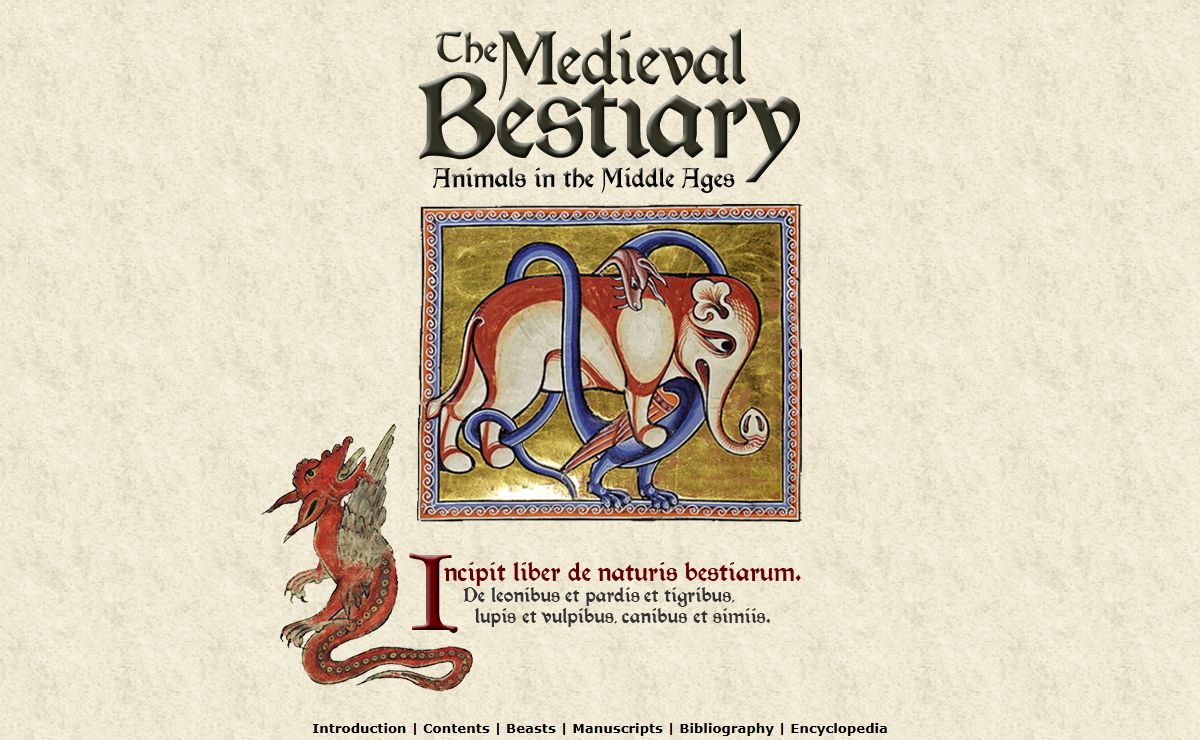 Medieval Bestiary : Animals in the Middle Ages