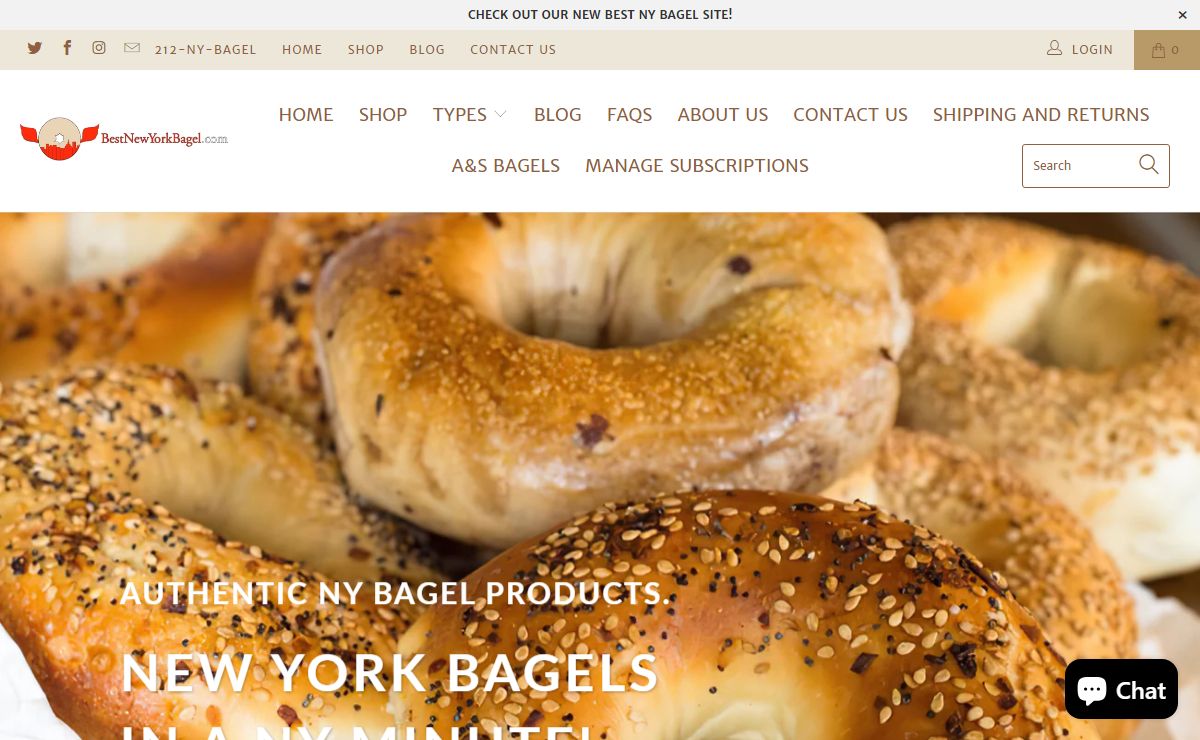 NY Bagels Shipped Kosher