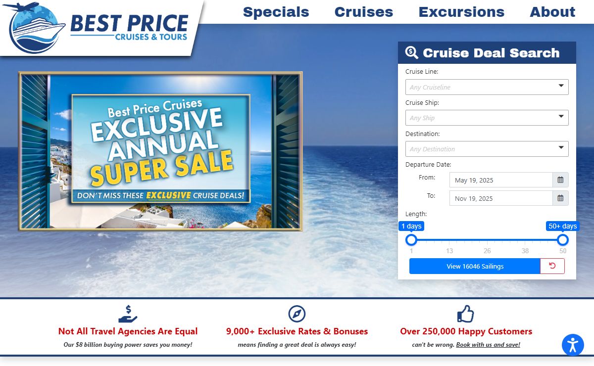 Best Price Cruises: Best Cruise Deals and Last Minute Cruises
