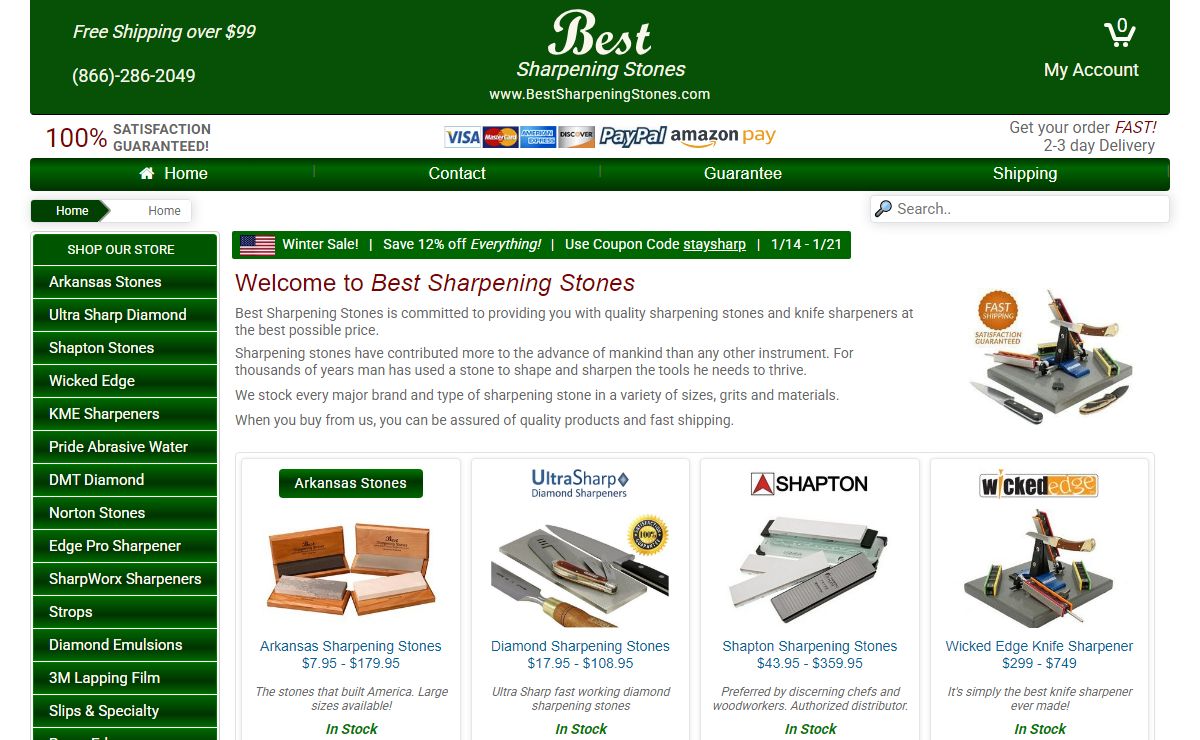 Best Sharpening Stones ® | Home Page