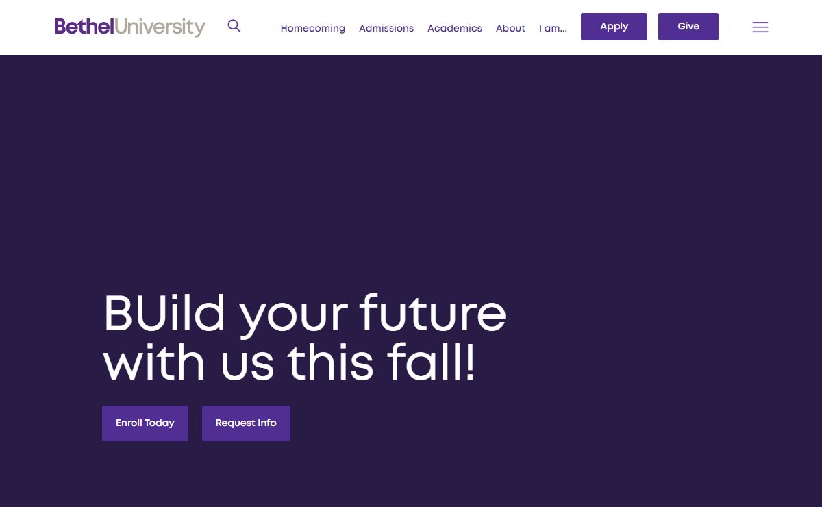 Homepage | Bethel University