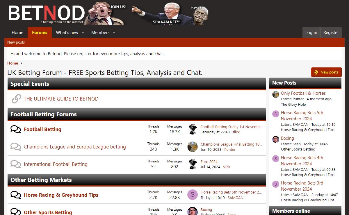 UK Betting Forum - FREE Sports Betting Tips, Analysis and Chat.
