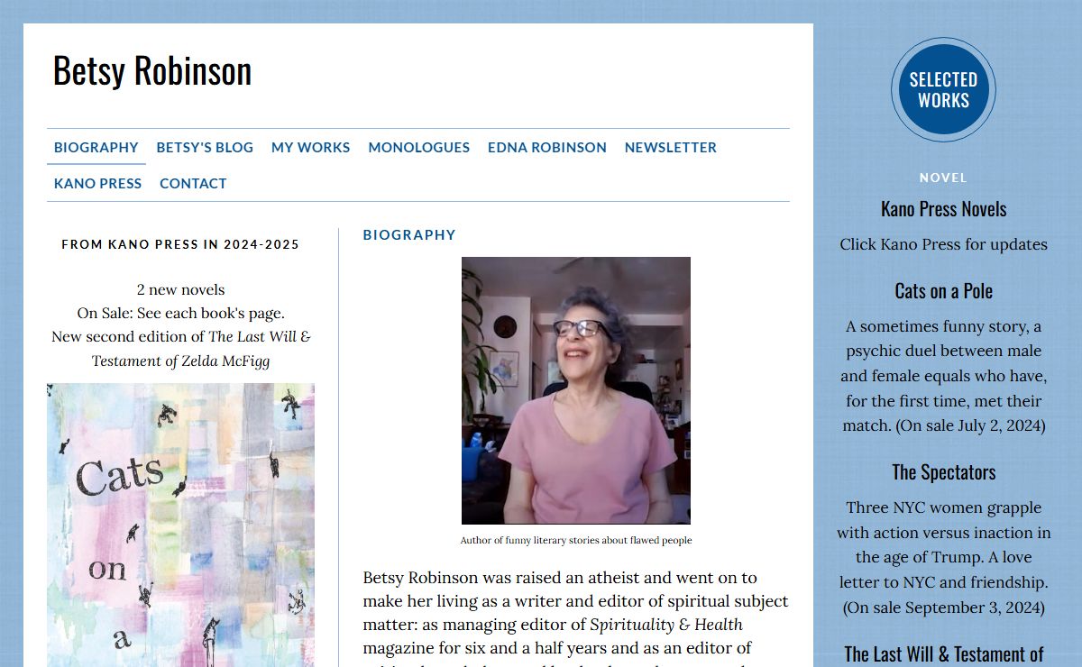 Betsy Robinson - Biography