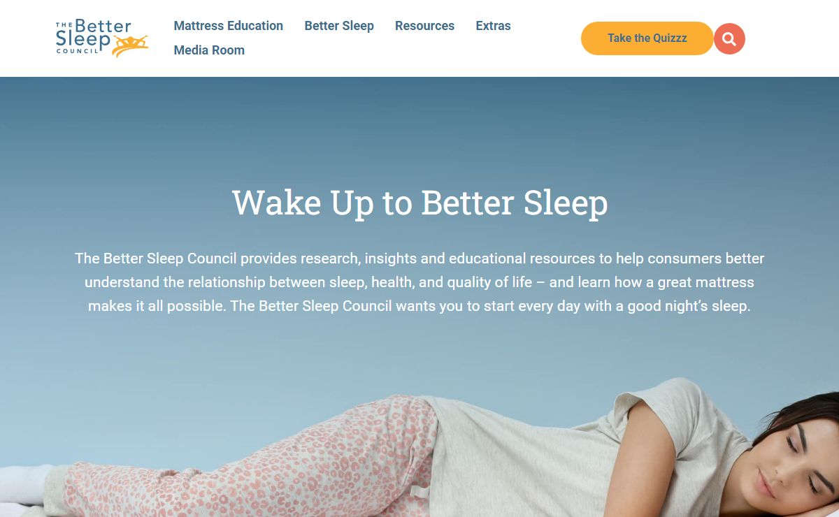 Home - Better Sleep Council | Start every day with a good night’s sleep
