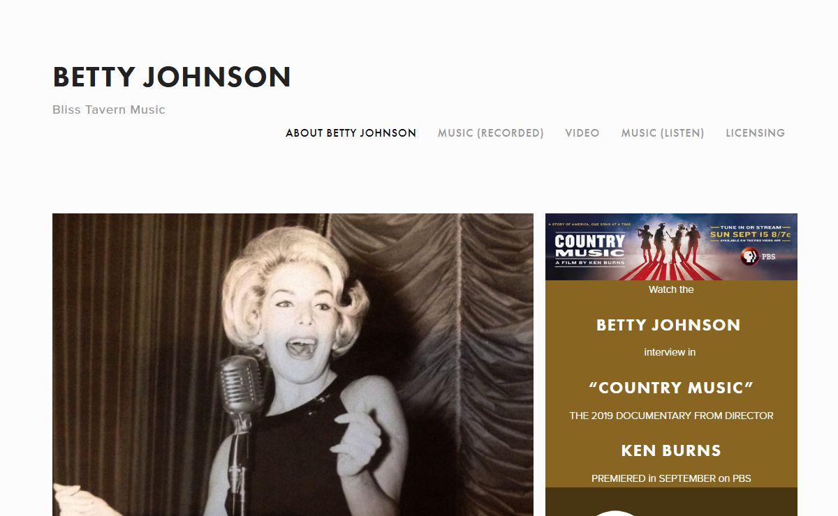 BETTY JOHNSON