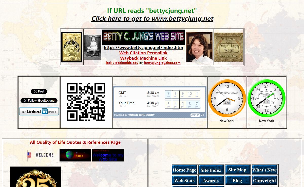 Betty C. Jung's Web site - Public Health, Health, Jobs, Careers, Cool & Useful Sites - Welcome!!
