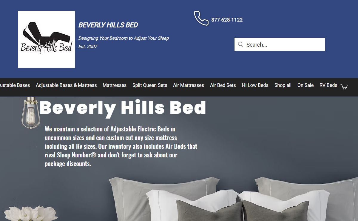 Adjustable Electric Beds | Split Queen Adjustable Bed Bases | Beverly Hills Bed