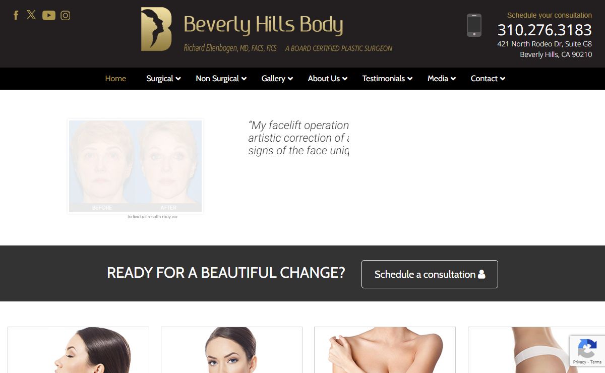 Plastic Surgery Beverly Hills - Los Angeles, West LA, Hollywood, Century City