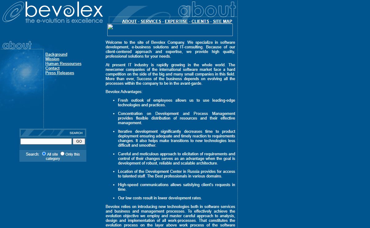 "BEVOLEX Company: Russian Software Development"