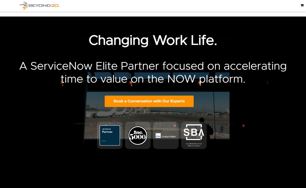 Beyond20: A ServiceNow Partner focused on Changing Work Life