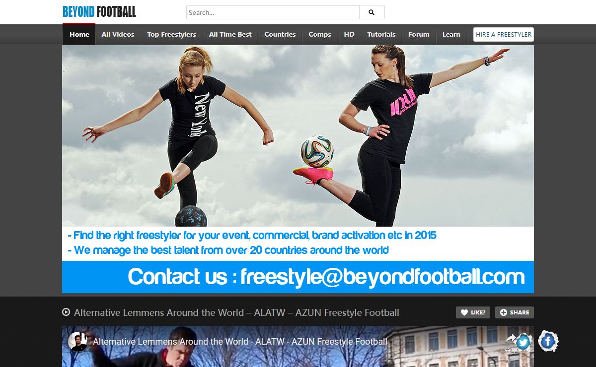 Beyond Football | Freestyle Soccer - Football Freestyle