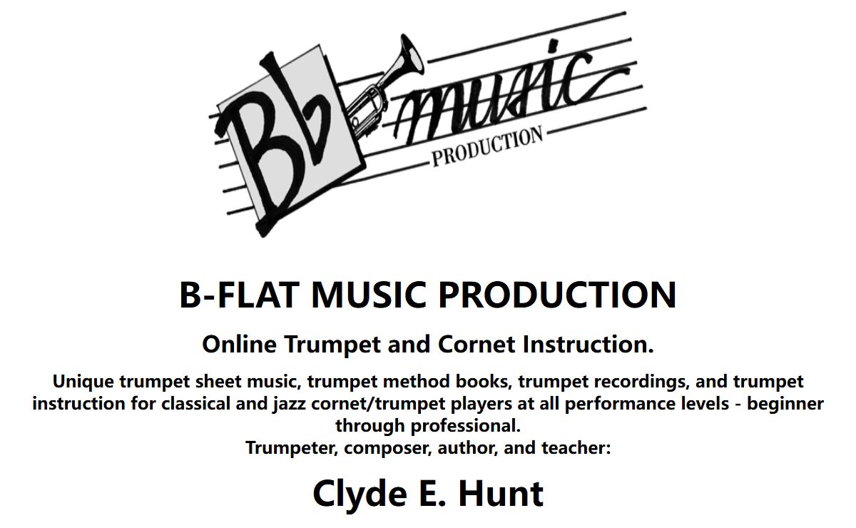 Trumpet instruction recordings sheet music method books