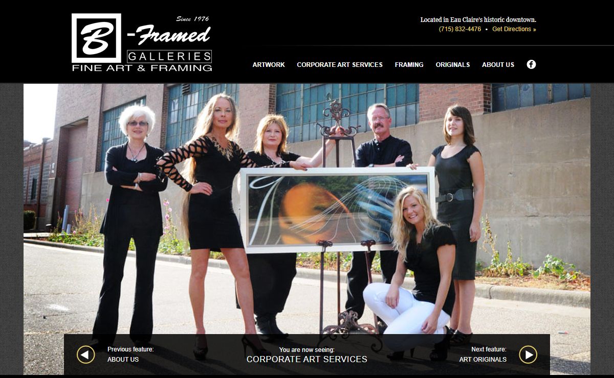 B~Framed Galleries | Eau Claire, Wisconsin Custom Picture Frames