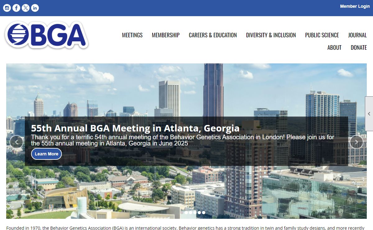 Behavior Genetics Association - Behavior Genetics Association