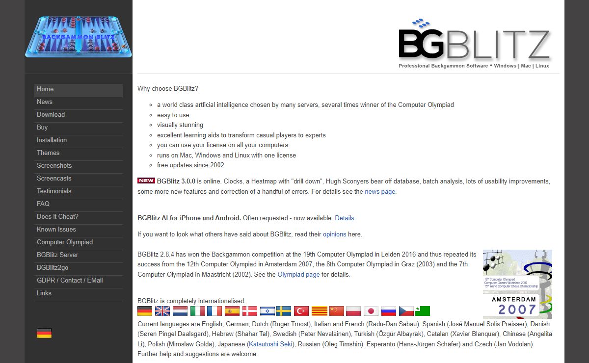 - Professional Backgammon Software for Windows | Mac | Linux