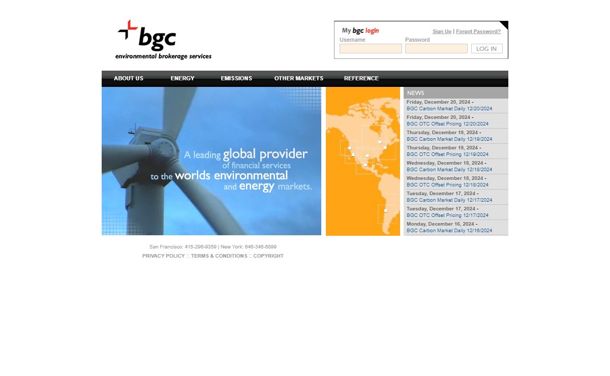 Emissions Trading | Carbon Trading | BGC Environnmental Brokerage Services