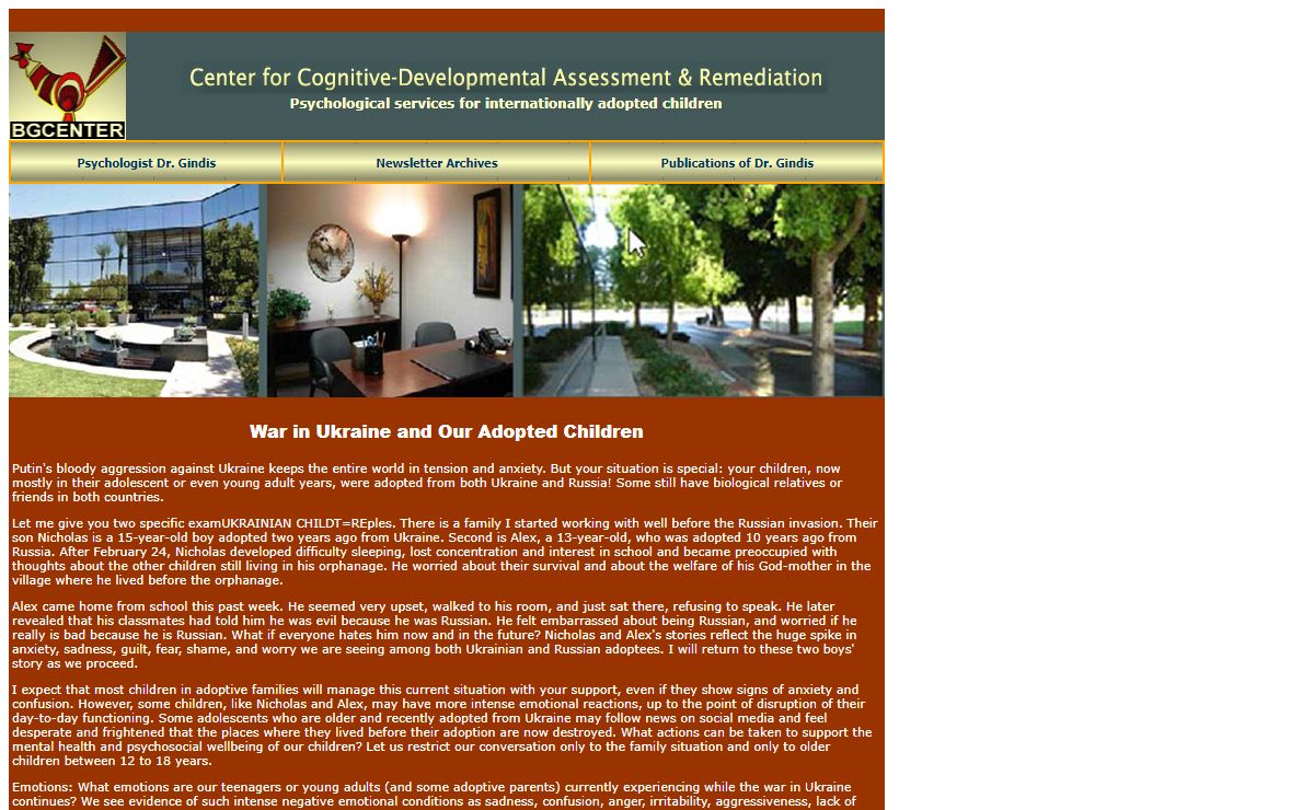 Center for Cognitive and Developmental Assessment and Remediation