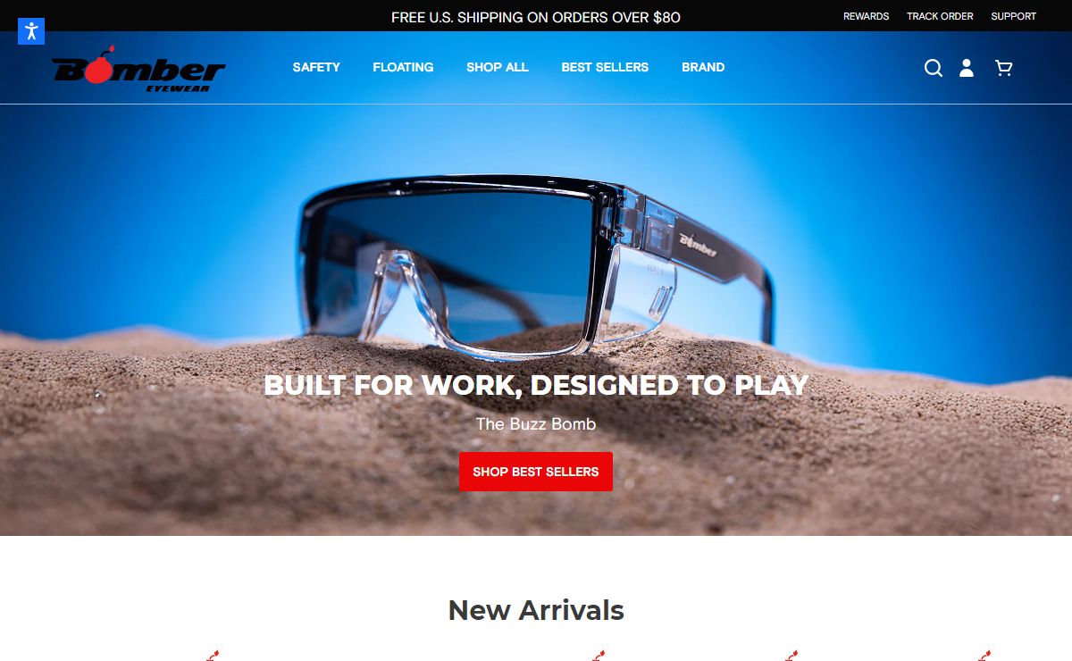 Floating Eyewear | Bomber Floating Eyewear | Bomber Eyeglasses | Safety Glasses