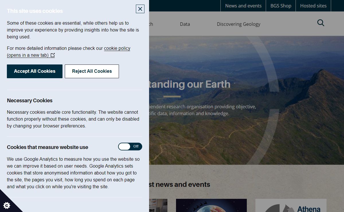 Welcome to BGS - British Geological Survey