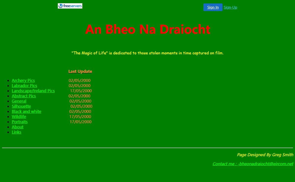 An Bheo Na Draiocht
