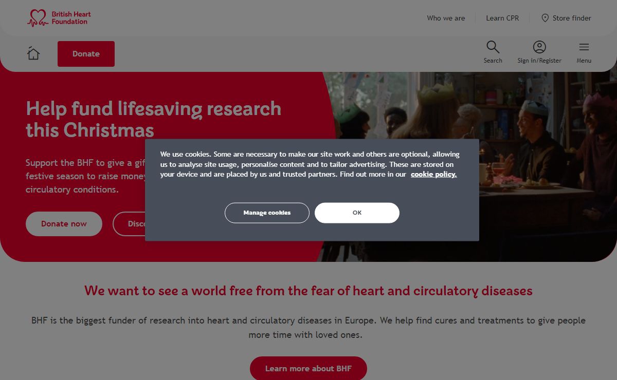 The biggest funder of heart and circulatory research in Europe - BHF