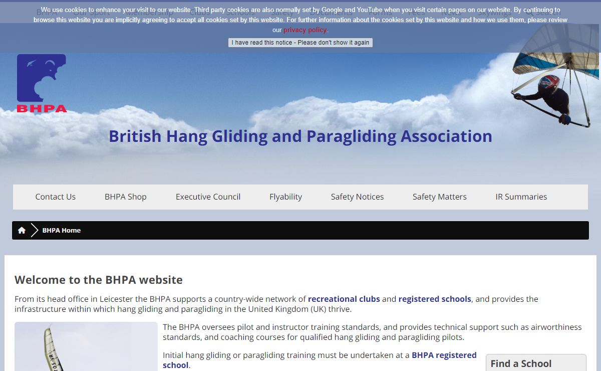 British Hang Gliding and Paragliding Association