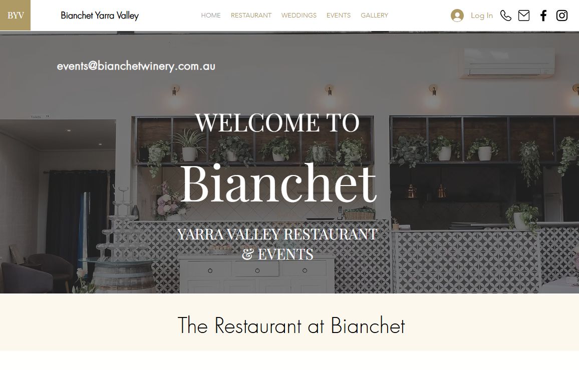Yarra Valley Winery Restaurant - Book Now | Bianchet Bistro