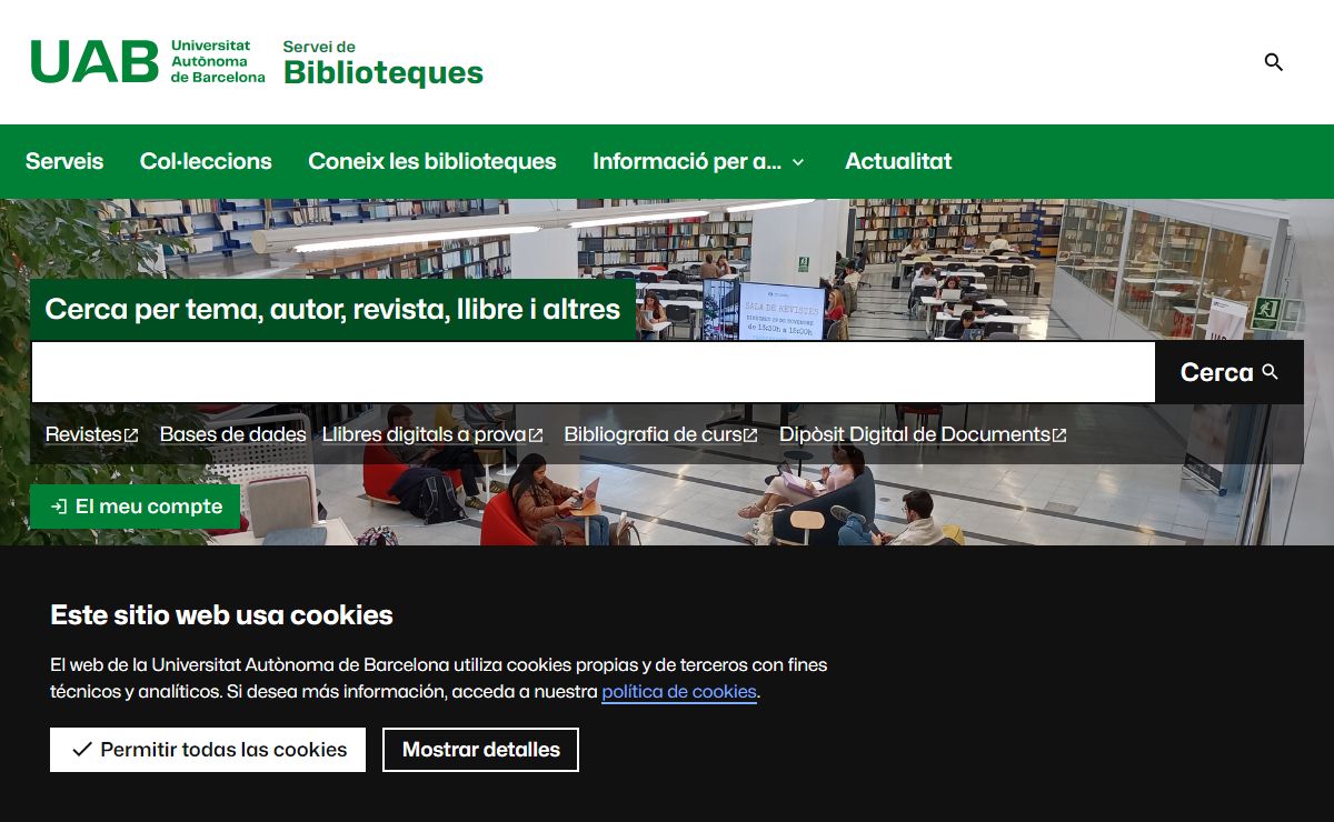 Servei de Biblioteques - UAB Barcelona
