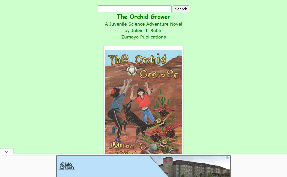 The Orchid Grower: A Juvenile Science Adventure Novel