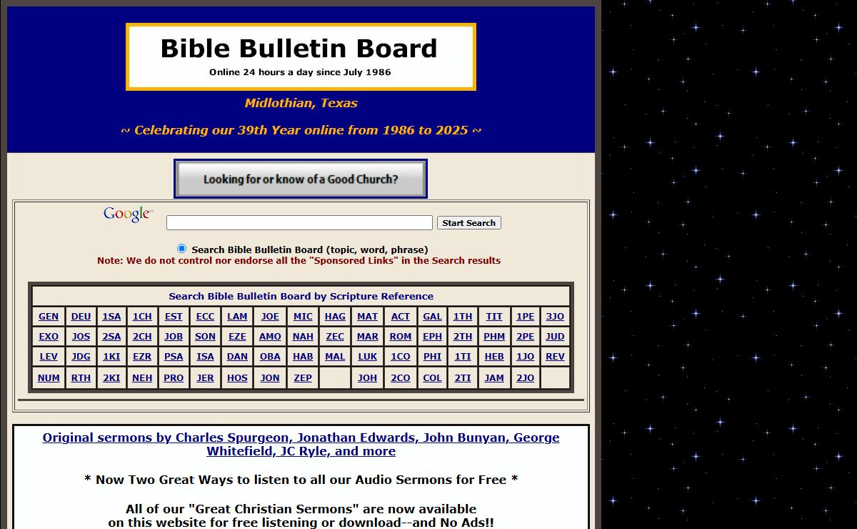 Bible Bulletin Board
