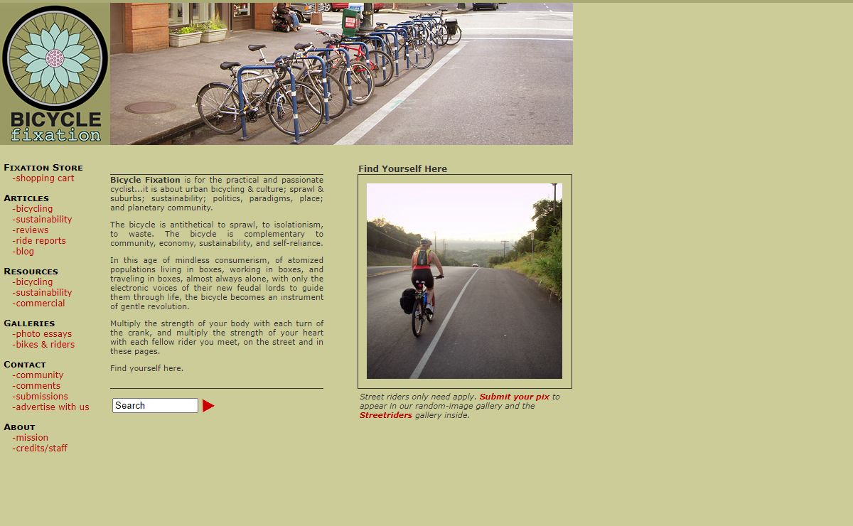 Bicycle Fixation: Bicycling and the New Civility