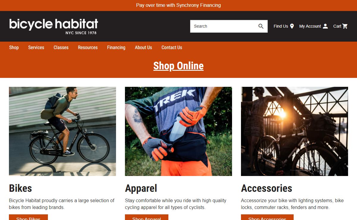 Bicycle Habitat | New York City Bike Shop