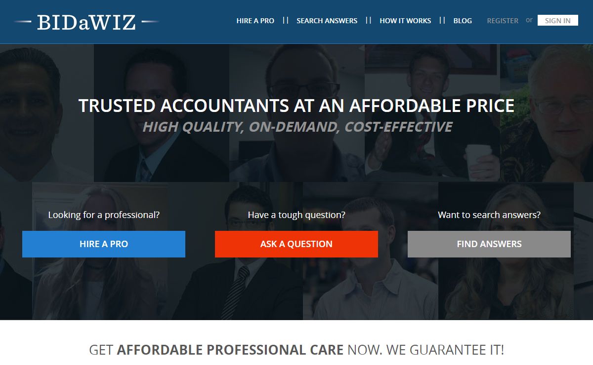 The Most Trusted Source For Accounting and Tax Services Online | BIDaWIZ