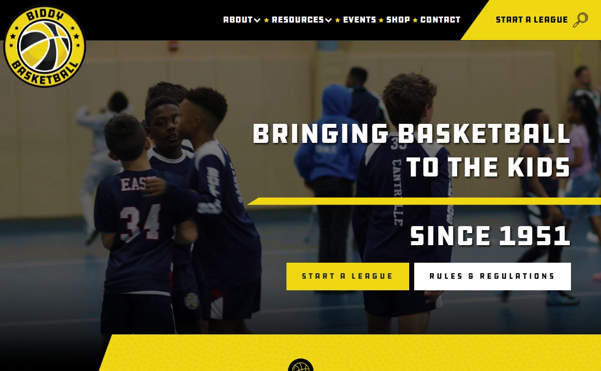 Biddy Basketball | Youth Basketball Leagues