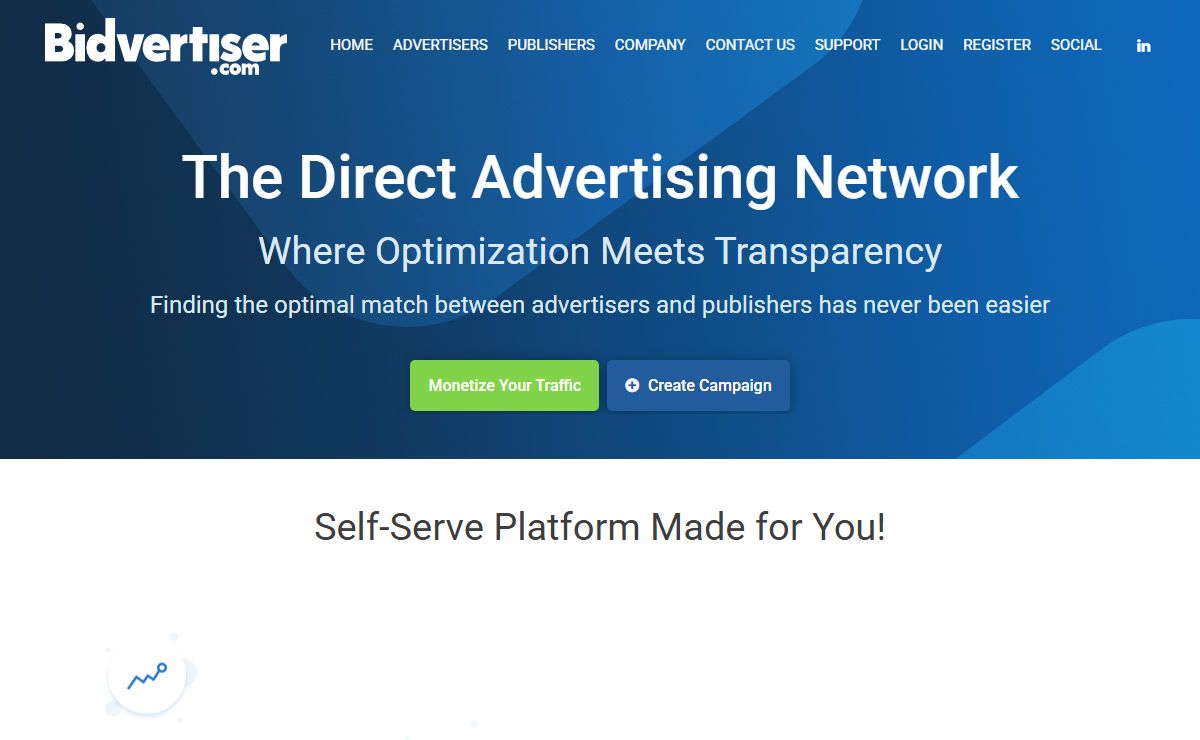 BidVertiser - Direct Advertising Network