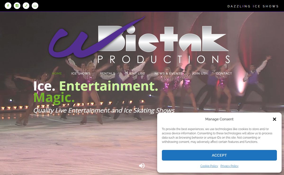 Bietak Productions, Inc. – Quality Live Entertainment and Ice Skating Shows