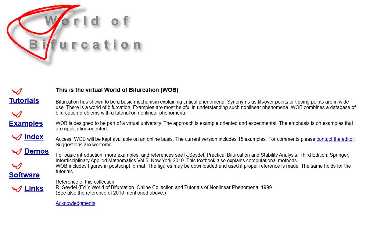 World of Bifurcation