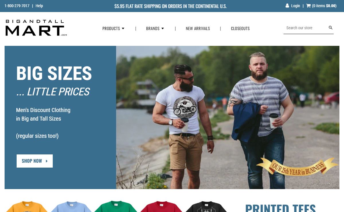Discount Clothing for Big and Tall Size Men | Big and Tall Mart