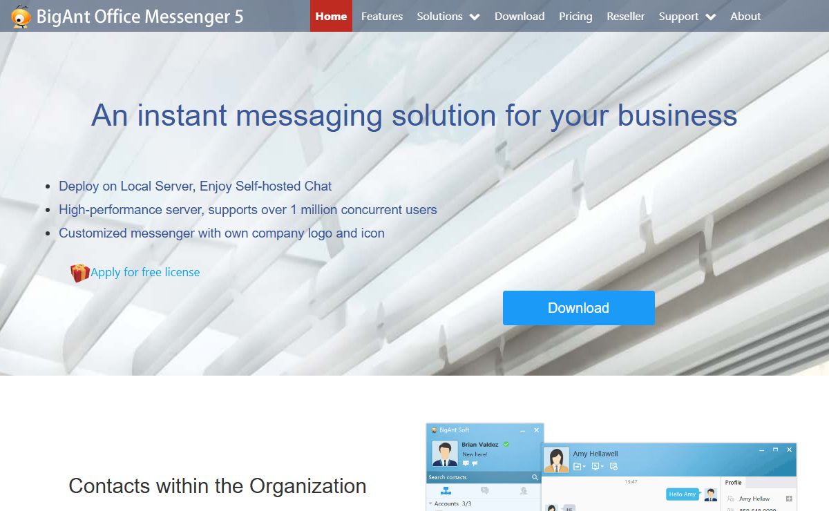 BigAnt Office Messenger, Office Messaging For Business
