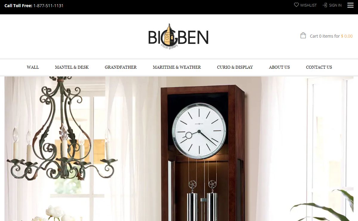 Home Big Ben Clock Gallery - Factory Direct - Grandfather - Wall - Mantel -