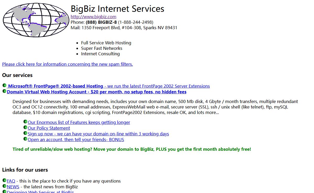 BigBiz Internet Services